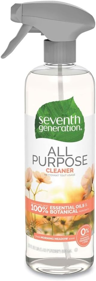 Natural All-Purpose Cleaner, Morning Meadow, 23 Oz Trigger Spray Bottle, 8/Carton