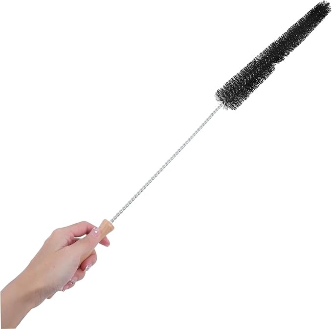 Ciieeo 2pcs Washing Machine and Dryer Cleaning Brush with Wooden Handle Pipe and Tube Cleaner for Home Use Practical Replacement Tool for Dust and Dirt Removal