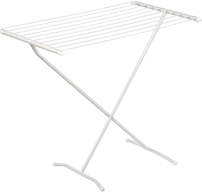 Honey-Can-Do Collapsible Clothes Drying Rack – Sturdy Metal X-Frame, Space-Saving Towel & Laundry Rack for Indoor/Outdoor Use, Foldable Design for Laundry Organization