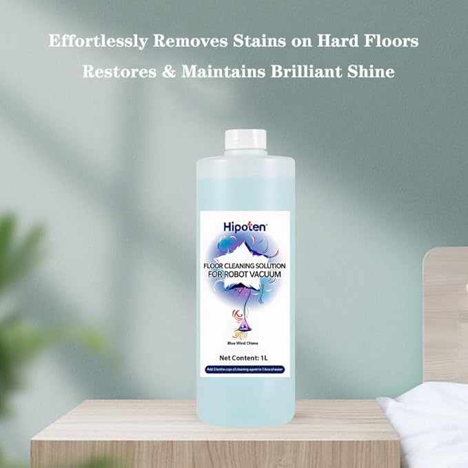 1000ml Floor Cleaner,Compatible with ECOVACS DEEBOT Robot Vacuum And Mop, Deep Cleans for Multiple Hard Floors,，Residue-Free, Safe for All Floors & Pets