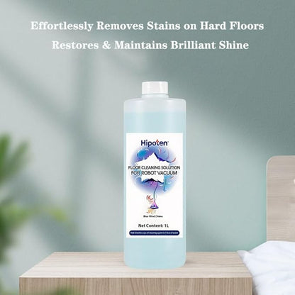 1000ml Floor Cleaner,Compatible with ECOVACS DEEBOT Robot Vacuum And Mop, Deep Cleans for Multiple Hard Floors,，Residue-Free, Safe for All Floors & Pets