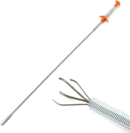 Driak 1pcs Kitchen Bathroom Toilet Sink Cleaning Pipeline Dredge Tools Hair Catcher Bendable Spring Pipe Dredge Home Use