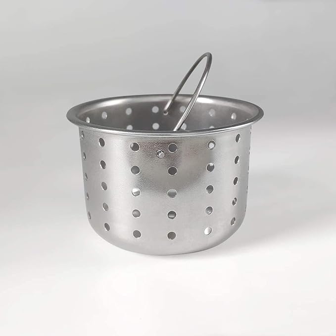 GZILA Kitchen Sink Drain Basket Only, 3-inch Basket for Kitchen Sink Strainer Replacement, Deep Cup with Handle, SUS 304 Stainless Steel