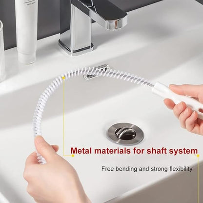 Pipe Dredging Brush Bathroom Hair Sewer Sink Cleaning Brush Drain Cleaner Clog Plug Hole Remover Sewer Pipeline Cleaning Tools