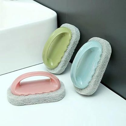 Cleaning Sponge, Strong dishwashing Cleaning Brush, Super Power Cleaning Brush,Bathtub Pool scrubbing Brush, Suitable for Kitchen, Bathroom,Showers,Floors,Bathtubs (3Pcs)