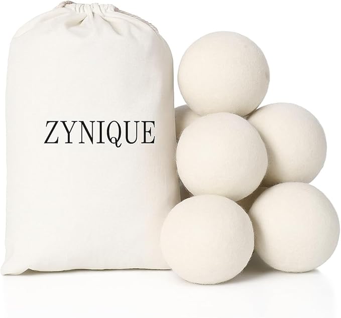 Wool Dryer Balls Pack of Six – Organic Reusable Laundry Softener Wool Dryer Balls