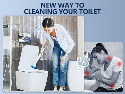 Leebein 36 Refills Disposable Toilet Brush Heads HK-047 Electric Toilet Brush, Machine Not Included