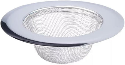 2Pcs Sink Drain Strainer, Stainless Steel Mesh Drain Filter, 4.52 Inch Wide Rim, Food Debris Collection (2, 4.52 Inch)