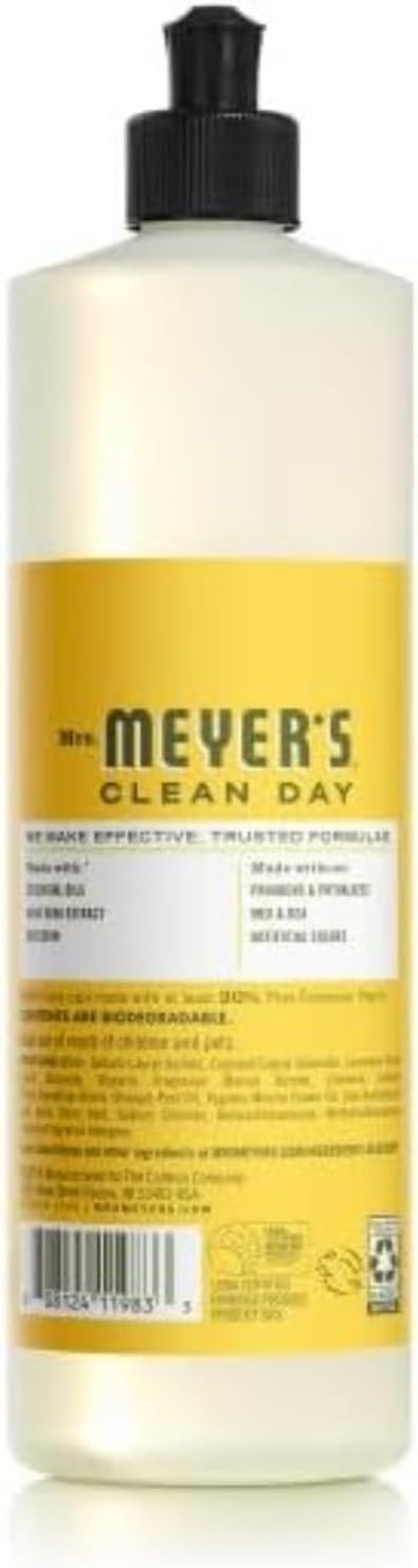 Mrs. MEYER'S Clean Day Dish Soap 16 FL OZ Each, Fresh Cut Grass, Blueberry, Dandelion, 1 CT (Variety Pack)