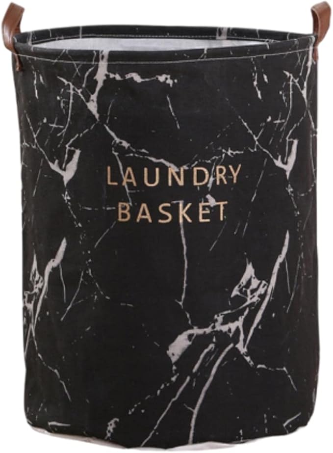 1PC Folding Laundry Basket Round Storage Bin Bag Large Hamper Collapsible Clothes Toy Basket Bucket Organizer Large Capacity