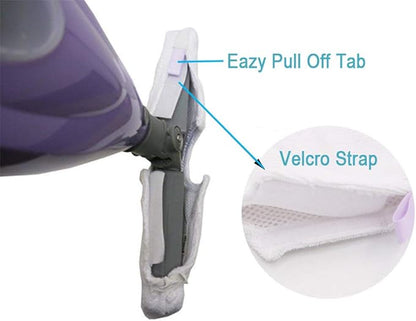 3pcs Euro-Pro Cleaning Mop Pads Replacement Double-Sided XL Microfiber Cleaning Pads for Shark Pocket Steam Mop XLT3501 (Extra Large)
