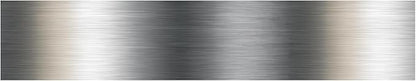 Metallic Stripe Wallpaper Border 196x4 Inch Peel and Stick Wall Border Silver Grey Brushed Metal Pattern Removable Vinyl Wall Trim for Kitchen Bathroom Living Room Office Decor
