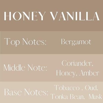 River Birch Luxury Linen and Room Spray - Home Signature Scent Honey Vanilla Room Fragrance Spray - Fragrant Fresh Linen Air Freshener For Bedding - Handmade in Texas - 4 oz Glass Amber Bottle