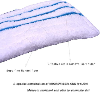 6 Pack Washable Mop Pads Replacements Compatible with Black + Decker Steam Mop (compares to SMP20). Fits: 1600 Series, HSMC1300FX HSMC1321 HSMC1361SGP BDH1855SM BDH1760SM BDH1765SM BDH1720SM BDH1725SM