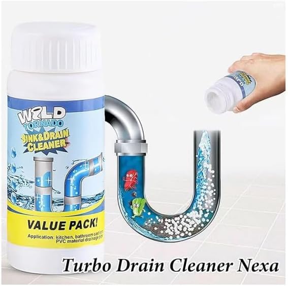 Drain Cleaner — Drain Powder, Powerful Sink and DrainCleaner Powder, Fast Foaming, Powerful Stain Removal (1 pcs)