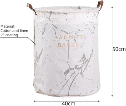 1PC Folding Laundry Basket Round Storage Bin Bag Large Hamper Collapsible Clothes Toy Basket Bucket Organizer Large Capacity