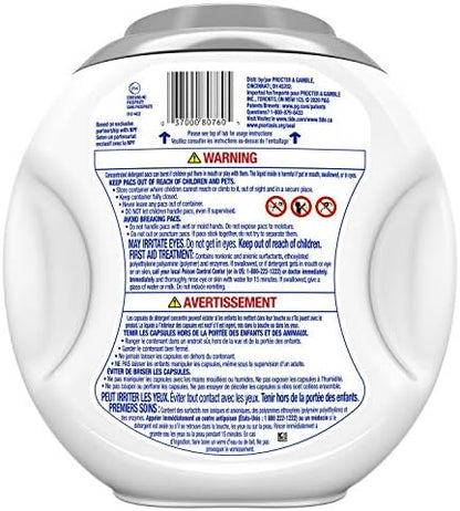 Tide Hygienic Clean Heavy Duty 10x Free Power Pods Liquid Laundry Detergent, White, Unscented, 41 Count