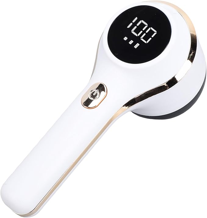 Yoidesu Rechargeable Fabric Shaver,Lint Remover with Digital Display,Electric Portable Sweater Shaver with 3 Speeds,6 Leaf Blades,Remove Pilling from Clothes,Furniture, Couch