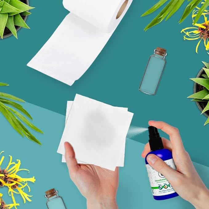 PRISTINE Toilet Paper Spray, As Seen on Shark Tank, More Natural Personal Cleansing Wipes & Flushable Wet Wipes Alternative, Spray Toilet Paper to Create Flushable Wipe, Cucumber Bamboo, 4 fl oz