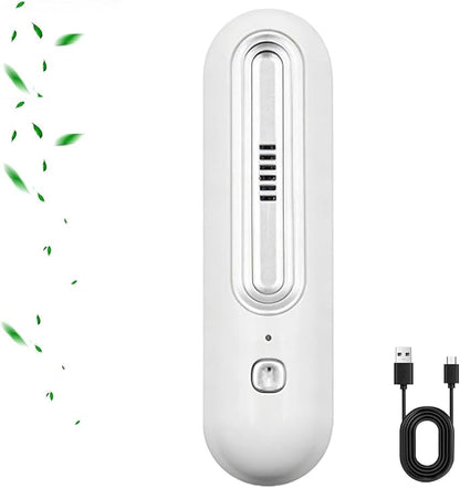 Rechargeable Odor Eliminator for Fridge, Compact Cordless Deodorizer Keeps Food Fresher, No Filter Replacement, USB Charging for Kitchen, Freezer & Food Storage