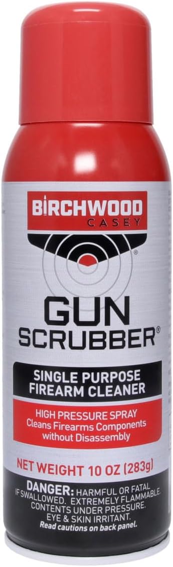 Birchwood Casey Gun Scrubber Single Purpose Gun Cleaner/Degreaser, Aerosol Spray for Gun Cleaning Without Disassembly