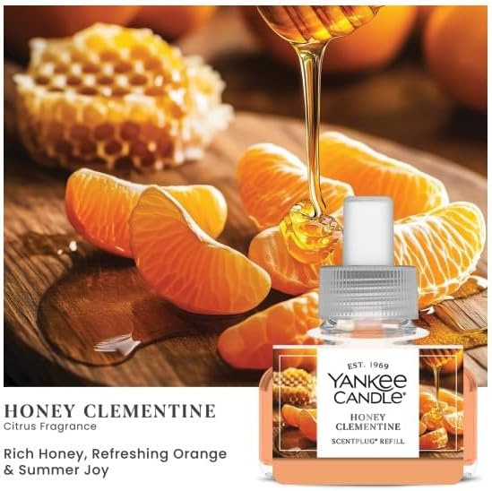 Yankee Candle Honey Clementine ScentPlug Refills (Pack of 4)