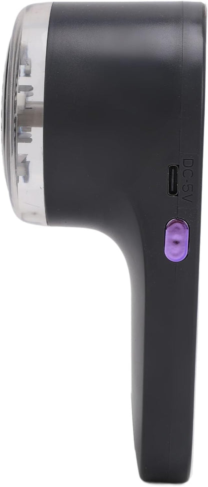 HEEPDD Fabric Shaver Electric Lint Remover with Digital Display, Lint Removers Digital Display, Heavy Duty ABS Plastic and Stainless Steel Vane/Wing for Clothes Furniture Sweater Couch (Grey)