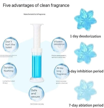 Toilet Gel Stamp, 98 Count 7 Kinds of Scent Toilet Bowl Cleaners, Fresh Gel Toilet Bowl Cleaning Stamps With Clean and Prevent Limescale