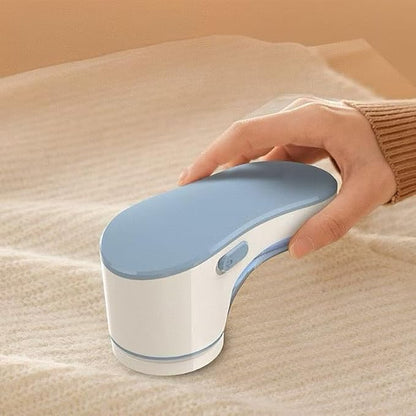 Fabric Shaver, Lint Remover for Clothes, Effectively and Quickly Remove Pills, Sweater Shaver with Stainless Steel 3-Leaf Blades and Safety Lock Protection.(Blue)