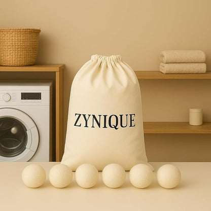 Wool Dryer Balls Pack of Six – Organic Reusable Laundry Softener Wool Dryer Balls
