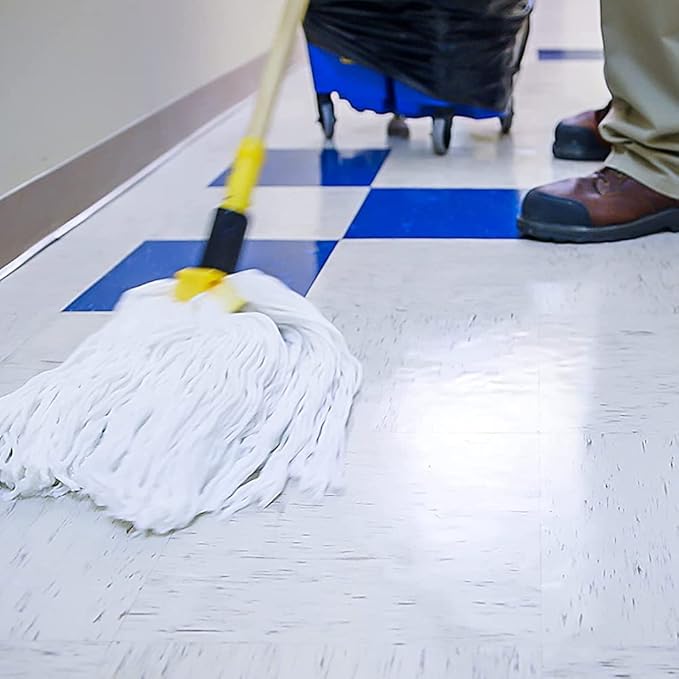 Zep Wet Look Floor Polish - 1 Gallon (Case of 2) ECZUWLFF1282 - Long Lasting Glossy Finishing Polish, Scuff & Slip Resistant, for Vinyl (VCT), Sealed Concrete, Rubber, and No-Wax Tile Floors