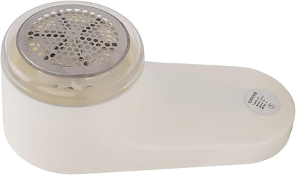HEEPDD Fabric Shaver Electric Lint Remover with Digital Display, Lint Removers Digital Display, Heavy Duty ABS Plastic and Stainless Steel Vane/Wing for Clothes Furniture Sweater Couch (Cream White)