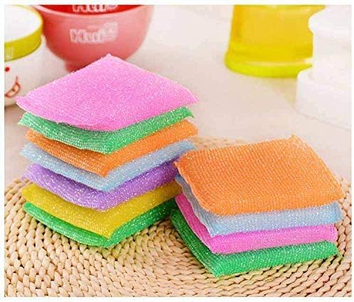 Multi-Purpose Scouring Pads by Scrub-It/Non- Scratch Cleaning for Pots, Pans, Dishes, Utensils & Non-Stick Cookware - Sponge Use for Kitchen, Bathroom (24)