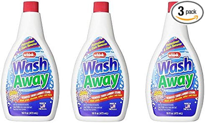 Wash Away Stain Remover, 16 Fl Oz, (Pack of 3) (3-Pack)