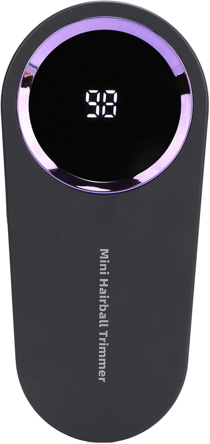 HEEPDD Fabric Shaver Electric Lint Remover with Digital Display, Lint Removers Digital Display, Heavy Duty ABS Plastic and Stainless Steel Vane/Wing for Clothes Furniture Sweater Couch (Grey)
