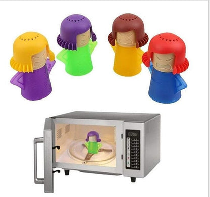 Microwave Cleaner Steam Easily Cleans the Crud In Minutes Steam Cleans With Vinegar and Water for Home Office Kitchens,Green