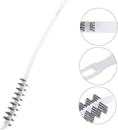 2pcs Flexible Washing Machine Cleaning Brush Long Handle Drum Dryer Vent Cleaner for Efficient Household Use Front Load Washers and Appliance Maintenance