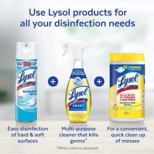 Lysol Smart Multi-Purpose Cleaner, Refill Cartridge, Fresh Waterfall, 0.39 Fl oz