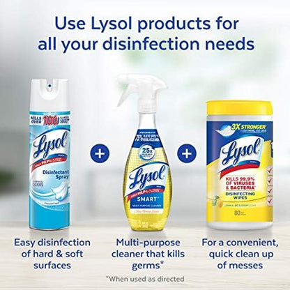 Lysol Smart Multi-Purpose Cleaner, Refill Cartridge, Fresh Waterfall, 0.39 Fl oz