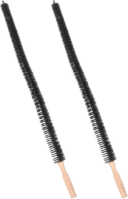 Cabilock 2pcs Long Handle Cleaning Brush Set for Washing Machine Drum and Dryer Vent, Multi-Purpose Pipe Cleaner Brush with Soft Bristles for Laundry Appliance Maintenance
