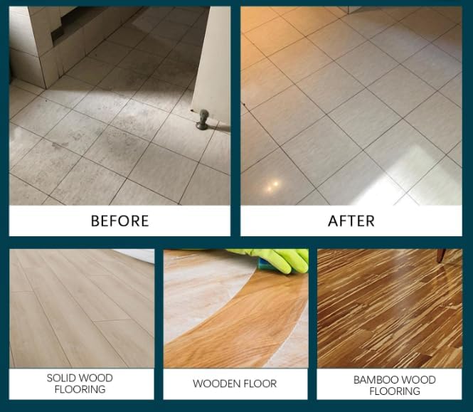 15.8 Oz/450 Ml 5 in 1 Floor Cleaner, 5-In-1floor Cleaner Shine, Fragrance Cleaning Care Solution, Cleaner & Polish Solution for Hardwood Floors, 2026 New Wood Floor Cleaner, for Home (3)