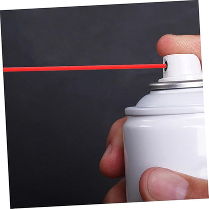 Uonlytech 40Pcs Convenient Spray Can Tubes with Long Nozzle Extensions for Rust Remover Lightweight Portable Plastic Spray Tube for Accurate Maintenance Access Hard to Reach