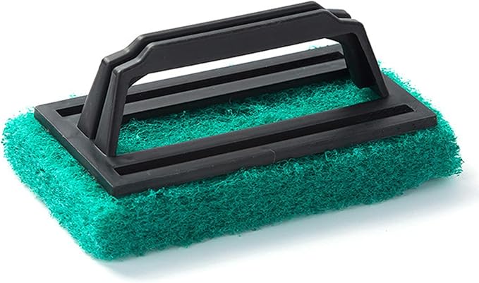 Scrub Sponge Brush with Handle Tub and Tile Brush for Bathroom Multiple Use Sponge Brush Scrubber