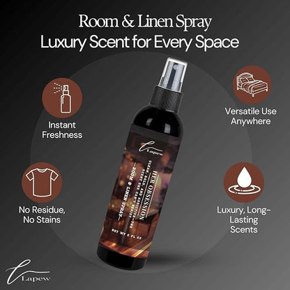 Lapew Room & Linen Spray | Fragrance Mist for Home, Car & Office | Fabric & Air Freshener | Neutralizing Mist | Made in USA | Her Obsession