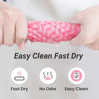 Disposable Dish Cloths Paper Towels, Domestic Cleaning Towels, Multipurpose Quick-Dry Rag Dish Cloths Heavy Duty Handy Wipes for Kitchen 75 Count 14.2"X15.7", Red