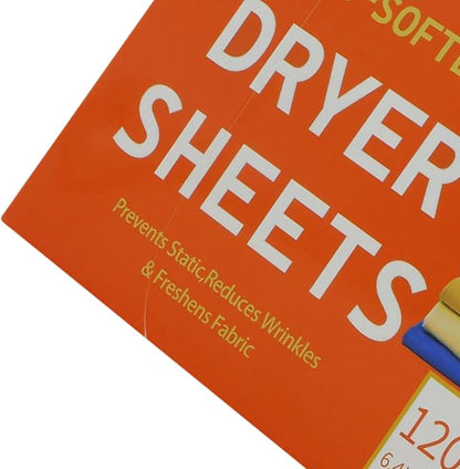 Fabric Softener Sheets, Scented Laundry Freshening Tabs, 120 Pieces Clothes Washing Sheets, Plant Fiber Dissolvable Fabric Care Accessory, Dryer Washer Apartment Laundry Supply, Bathroom Household
