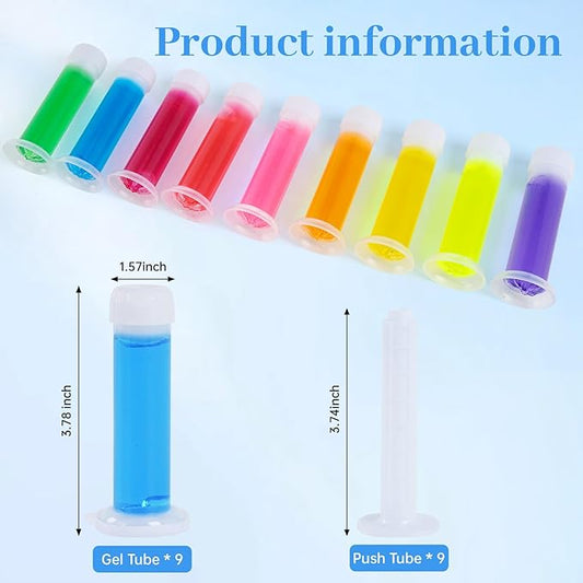 9 Pcs Toilet Gels 117 Count 9 Kinds of Scent Toilet Cleaner Bowl Gel Stamp Kit Toilets Stain Removal Cleaner Flower Stamps Air Freshener for Bathtubs Bathroom (9)