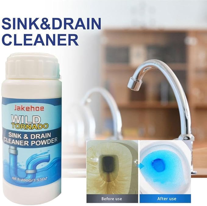 Powerful Kitchen Pipe Dredging Agent, Dredge Deodorant, Toilet Sink Drain Cleaner, Sewer Household Cleaning Tools