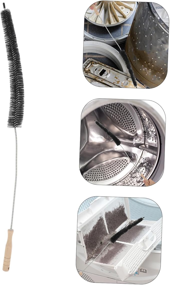 Washing Machine Cleaning Brush Long Handle Universal Washer Tubing Brush Easy Clean Lint Trap Cleaner Tool for Appliances