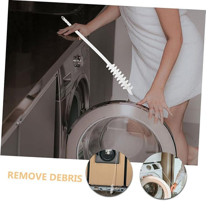 2pcs Rolling Washing Machine Brush Dryer Lint Brush Soft Bristle Cleaner Lint Dryer Refrigerator Coil Cleaning Tool